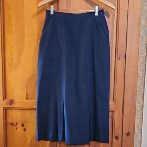 Chaus Classic Navy Midi Skirt